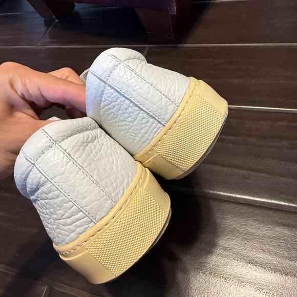 Acne Studios Adrian Grain Leather Sneakers Mens Size 9 (42) White Low Top - Picture 4 of 7